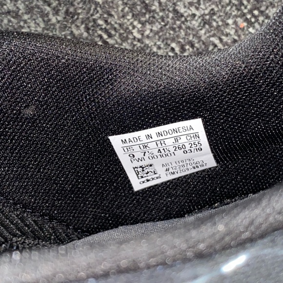 Women’s Black Adidas Sneakers Size 9. Lightweight Fashion Running Fitness Shoes. - Picture 15 of 16